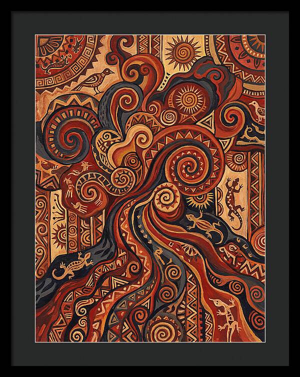 Lava Rock Folk Patterns