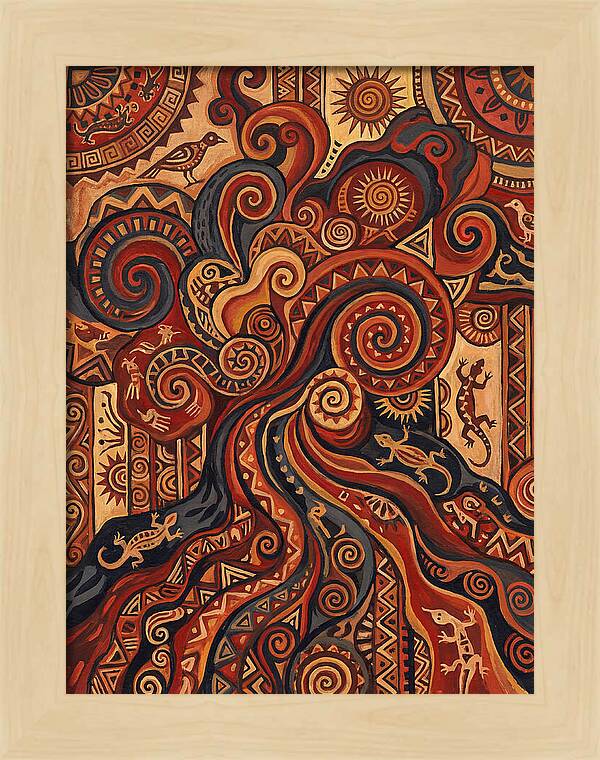 Lava Rock Folk Patterns