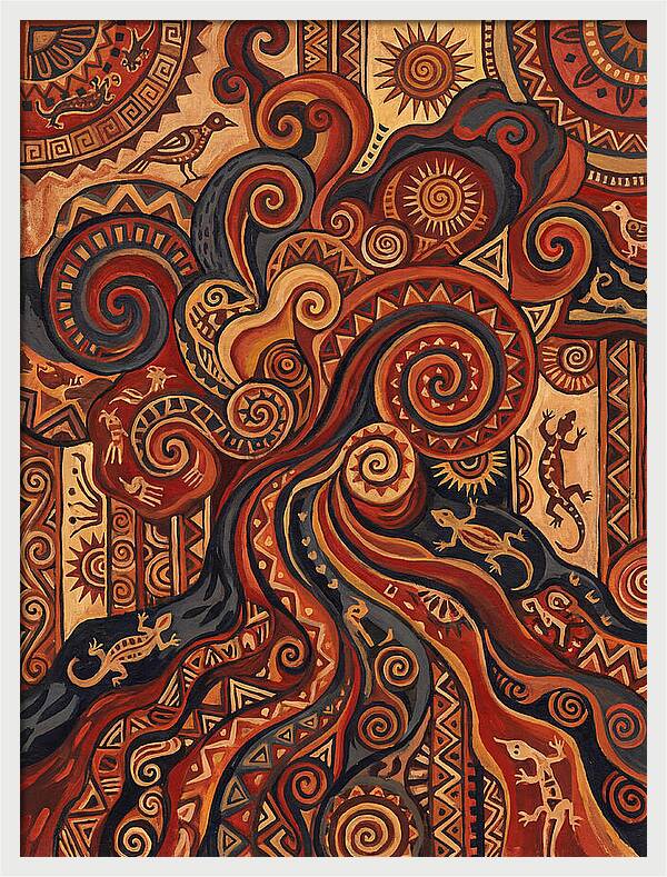 Lava Rock Folk Patterns