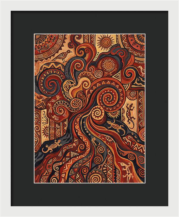 Lava Rock Folk Patterns