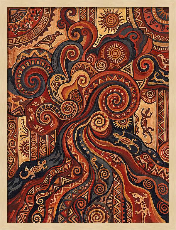 Lava Rock Folk Patterns