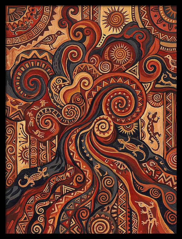 Lava Rock Folk Patterns