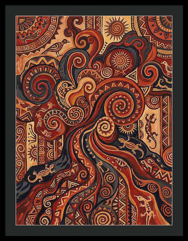 Lava Rock Folk Patterns