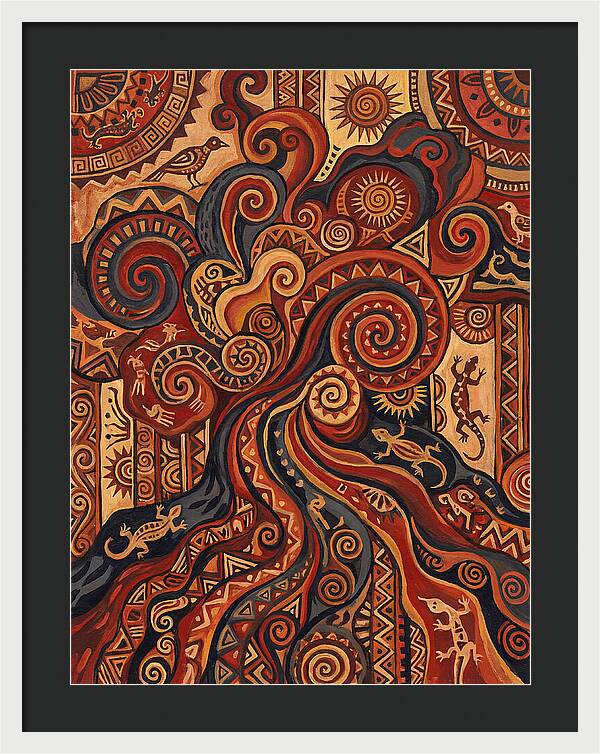 Lava Rock Folk Patterns