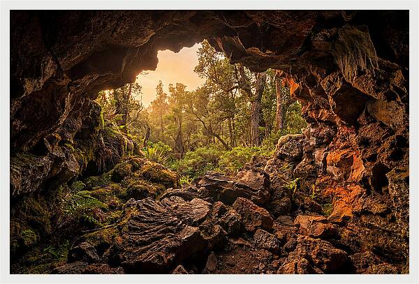 Lava Tube Cave Entrance