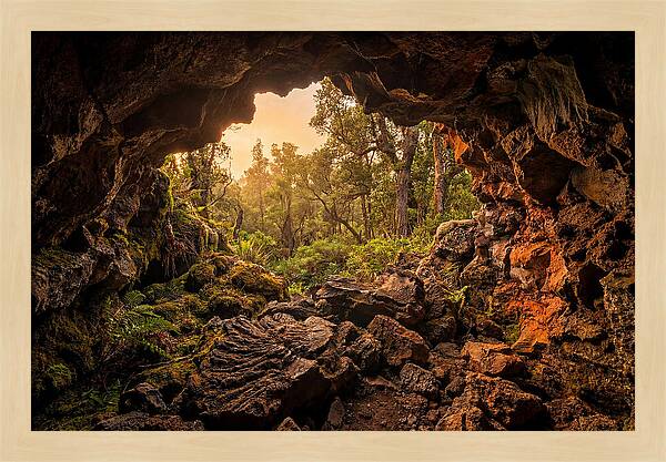 Lava Tube Cave Entrance