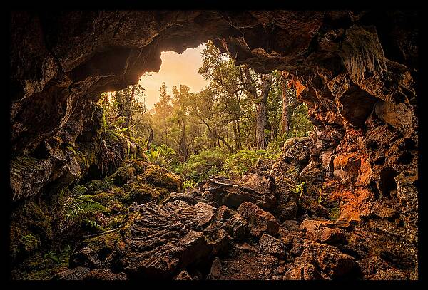 Lava Tube Cave Entrance