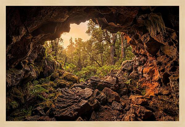 Lava Tube Cave Entrance