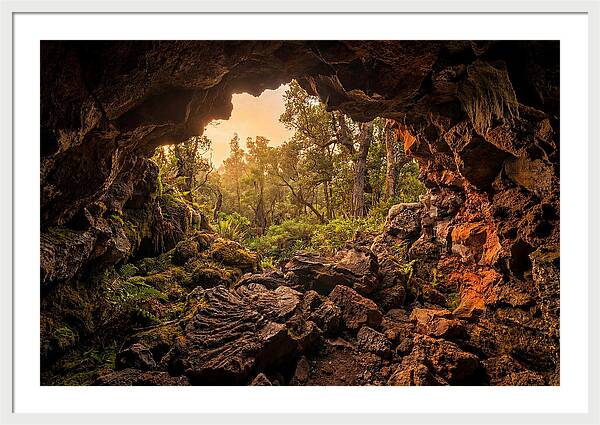 Lava Tube Cave Entrance