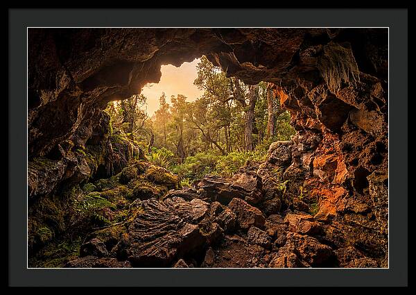 Lava Tube Cave Entrance