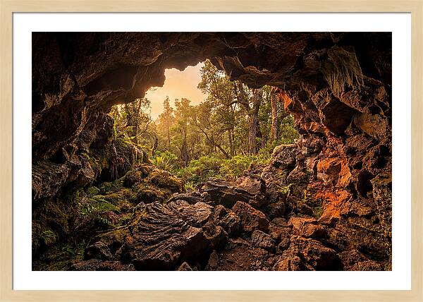 Lava Tube Cave Entrance