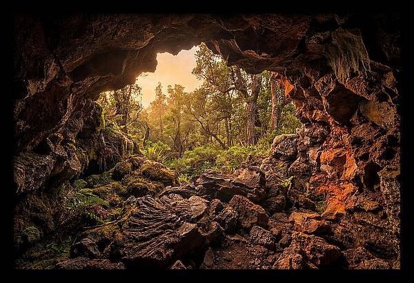 Lava Tube Cave Entrance