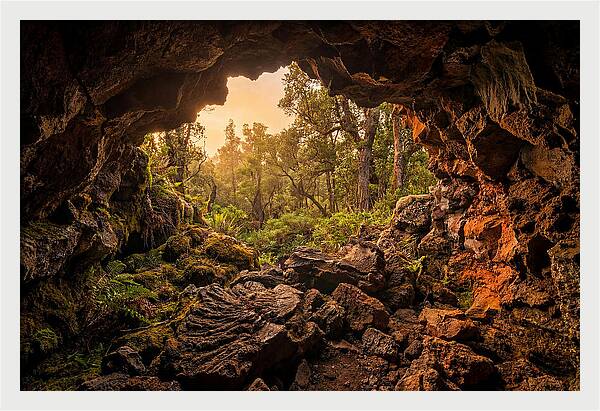 Lava Tube Cave Entrance
