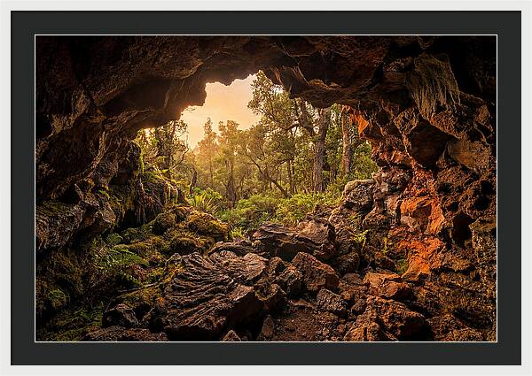 Lava Tube Cave Entrance