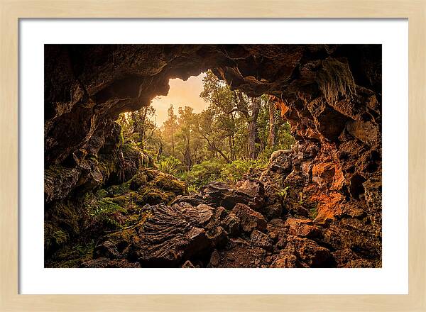 Lava Tube Cave Entrance