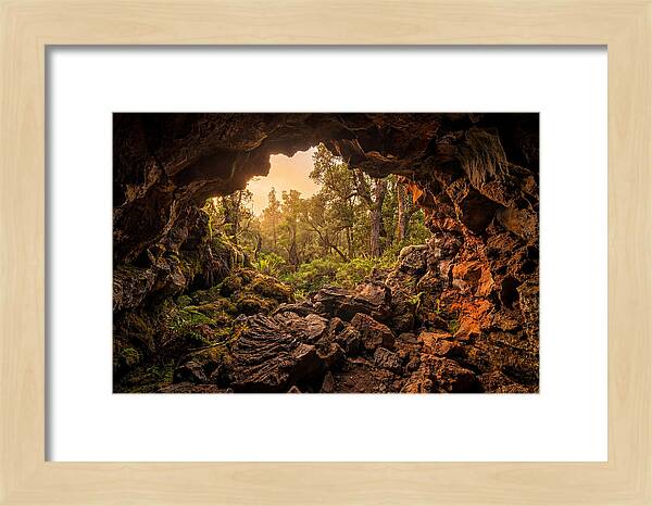Lava Tube Cave Entrance
