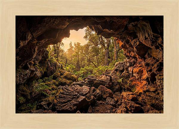 Lava Tube Cave Entrance