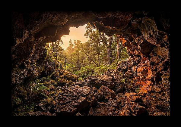 Lava Tube Cave Entrance