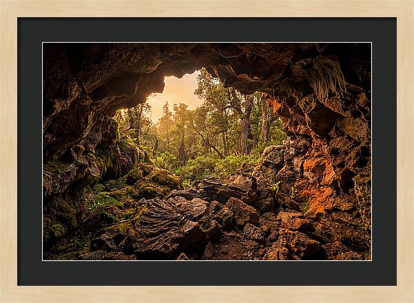 Lava Tube Cave Entrance