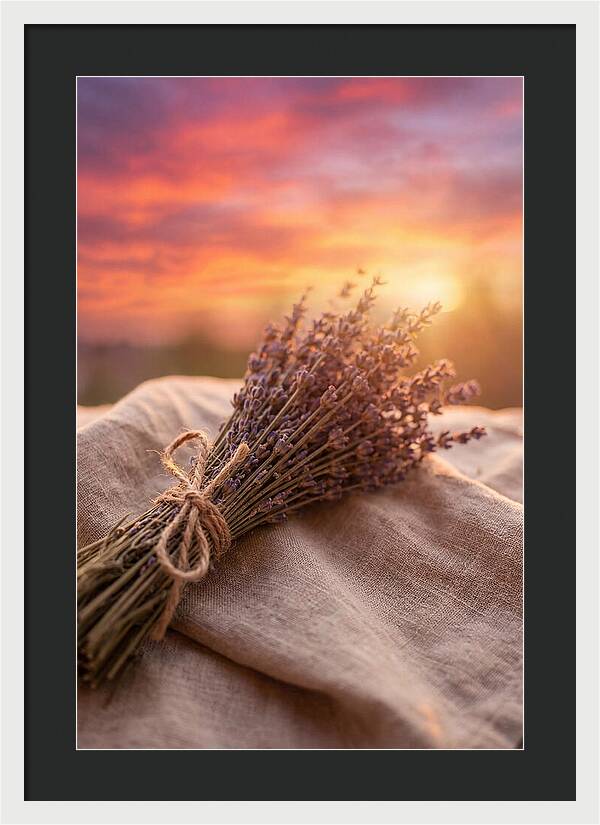 Lavender Bundle At Sunset