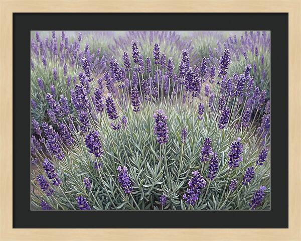 Lavender Fields Under The Sun