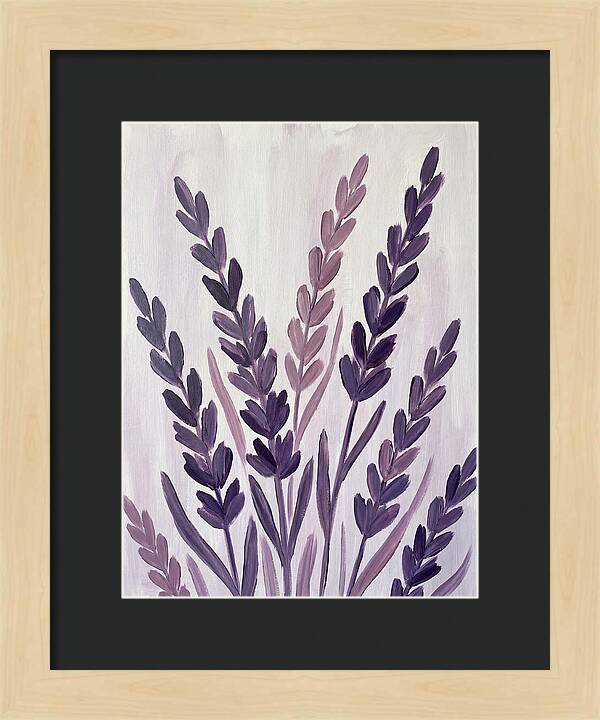 Lavender Serenity In Purple Hues