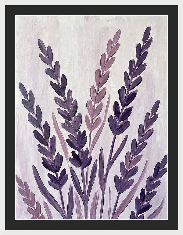 Lavender Serenity In Purple Hues