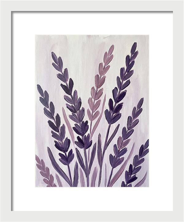 Lavender Serenity In Purple Hues