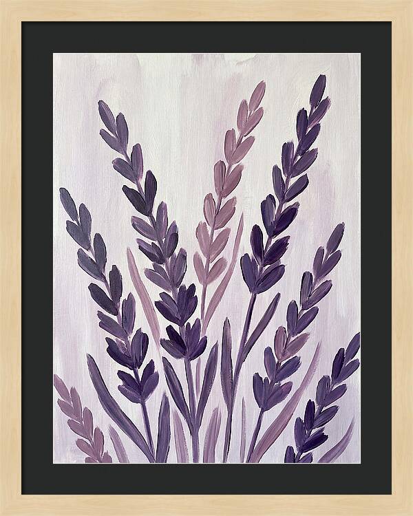 Lavender Serenity In Purple Hues