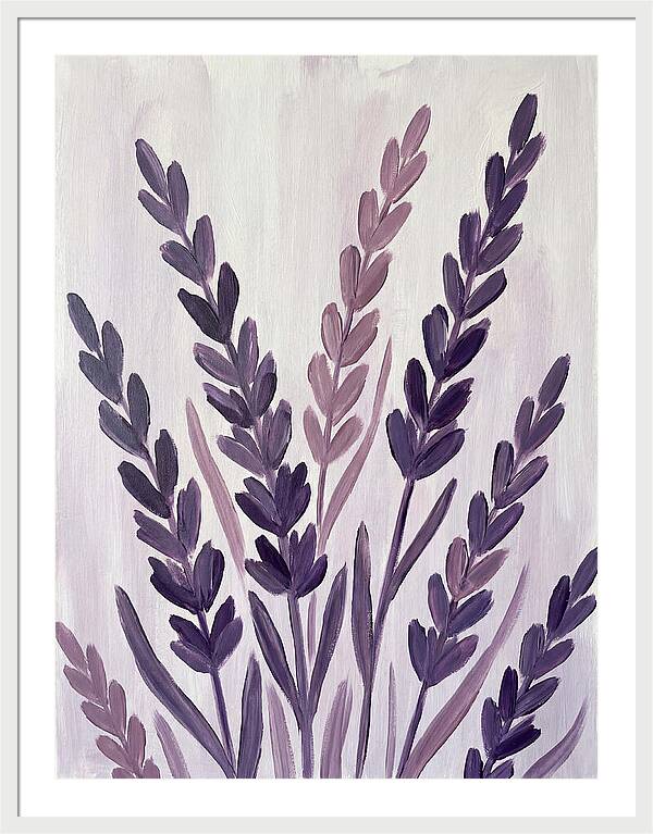 Lavender Serenity In Purple Hues