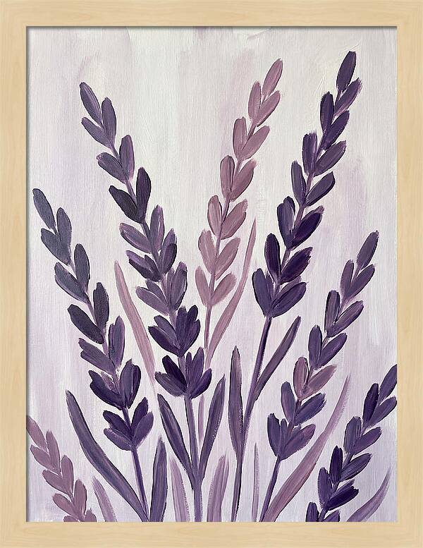 Lavender Serenity In Purple Hues