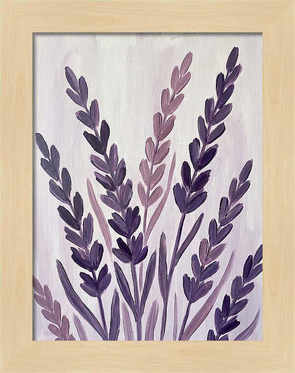 Lavender Serenity In Purple Hues