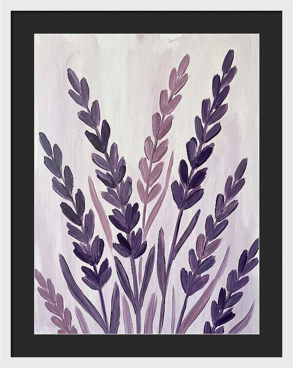 Lavender Serenity In Purple Hues