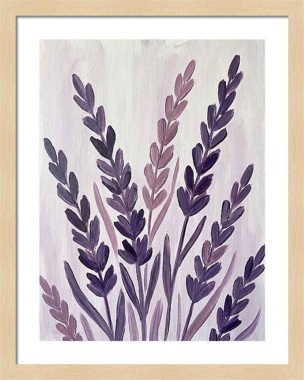 Lavender Serenity In Purple Hues