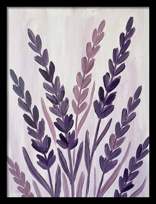 Lavender Serenity In Purple Hues