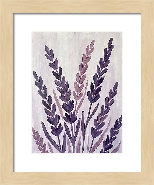 Lavender Serenity In Purple Hues