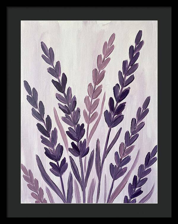 Lavender Serenity In Purple Hues