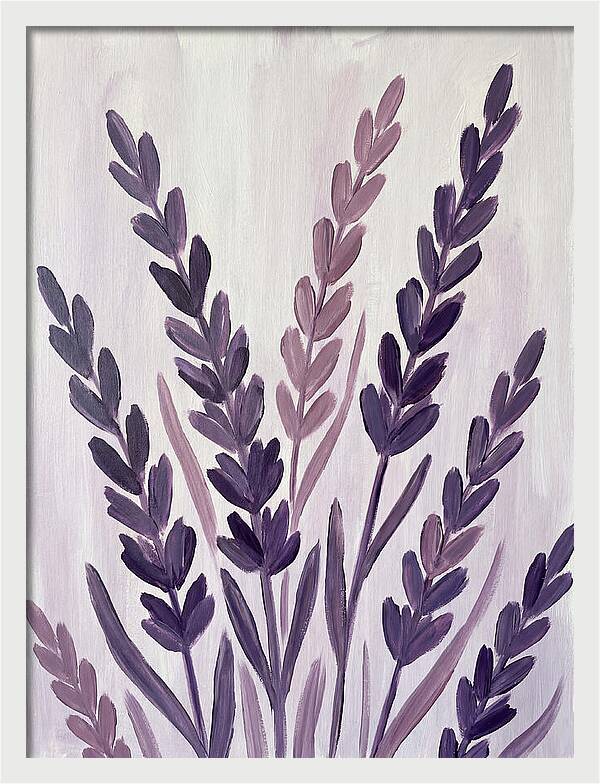 Lavender Serenity In Purple Hues