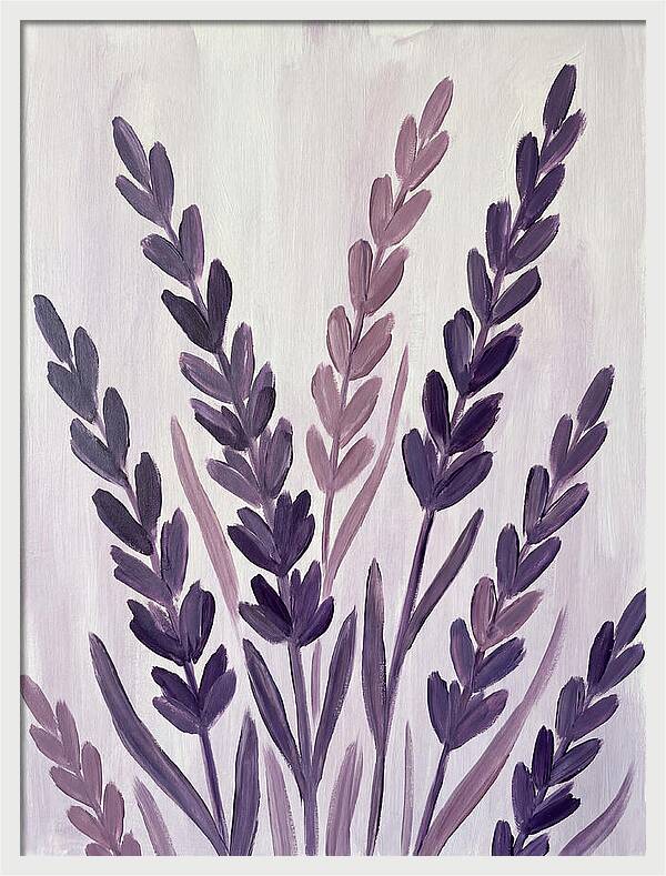 Lavender Serenity In Purple Hues