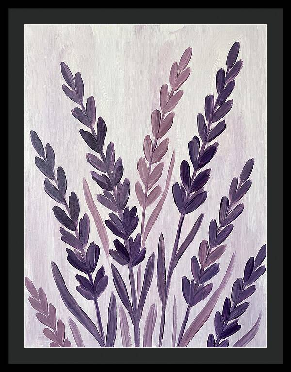Lavender Serenity In Purple Hues