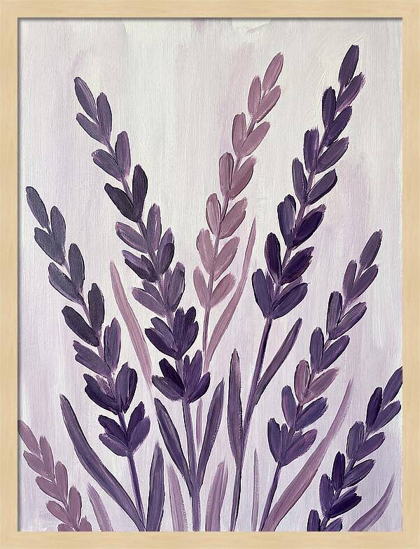 Lavender Serenity In Purple Hues