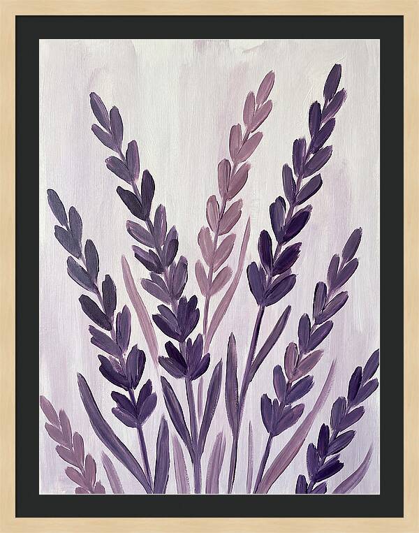 Lavender Serenity In Purple Hues