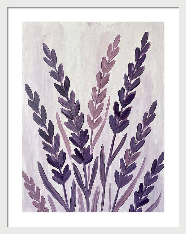 Lavender Serenity In Purple Hues
