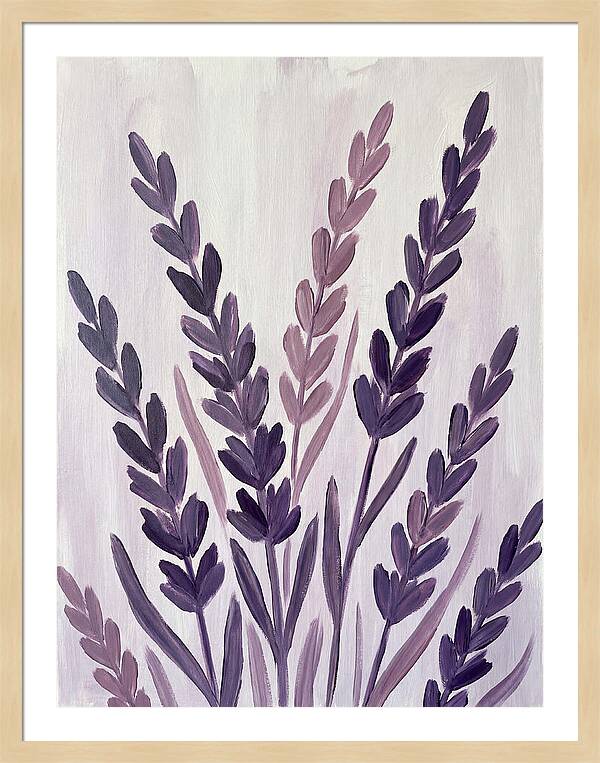 Lavender Serenity In Purple Hues