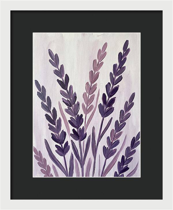 Lavender Serenity In Purple Hues