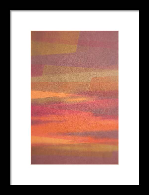 Layered Abstract Sunset