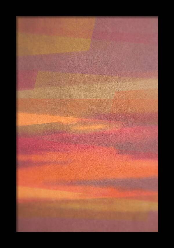Layered Abstract Sunset