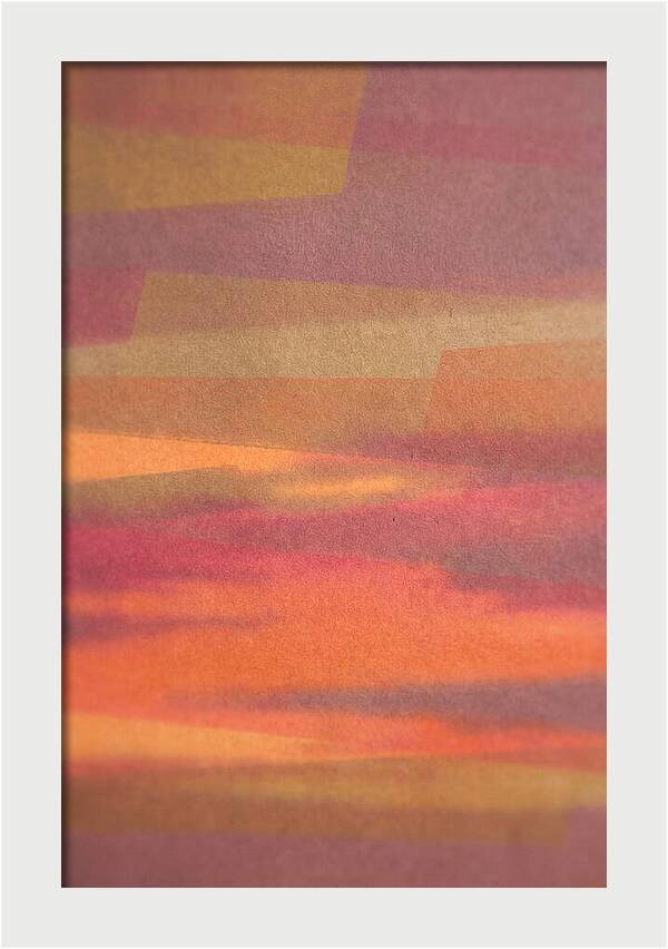 Layered Abstract Sunset