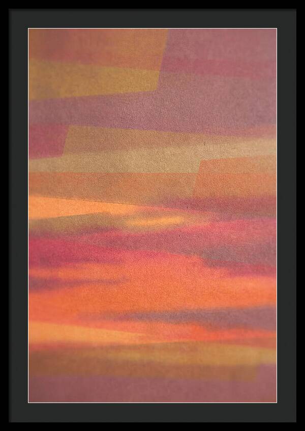 Layered Abstract Sunset