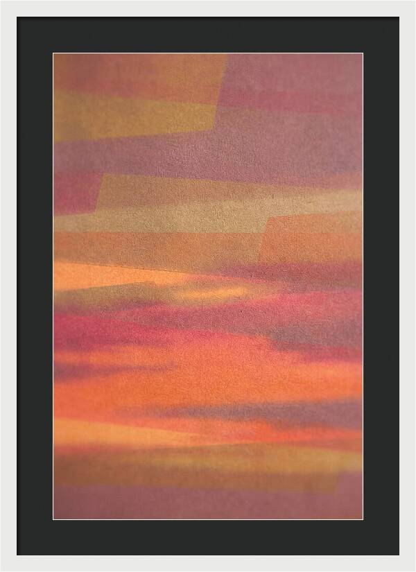 Layered Abstract Sunset